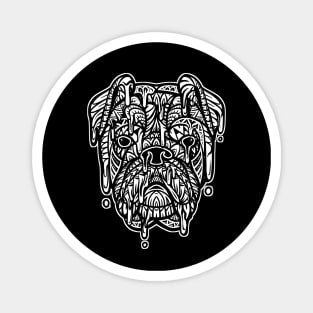 Drippy English Bulldog Magnet